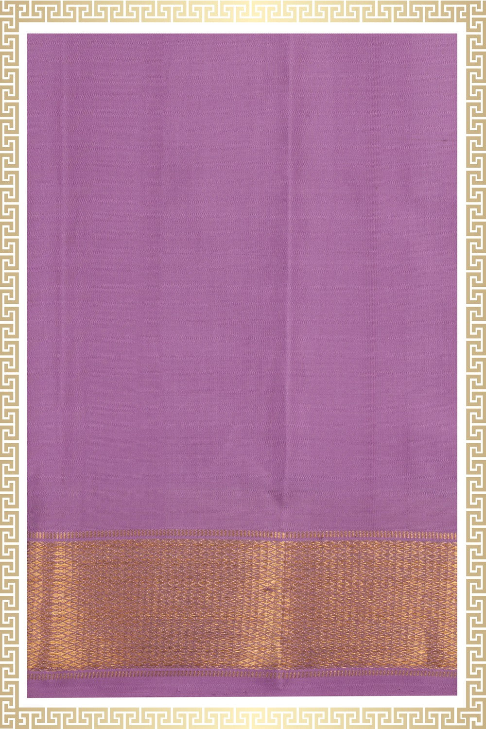 Image of Arani Silk Purple Dhoti With Kanduva (8 X 4)